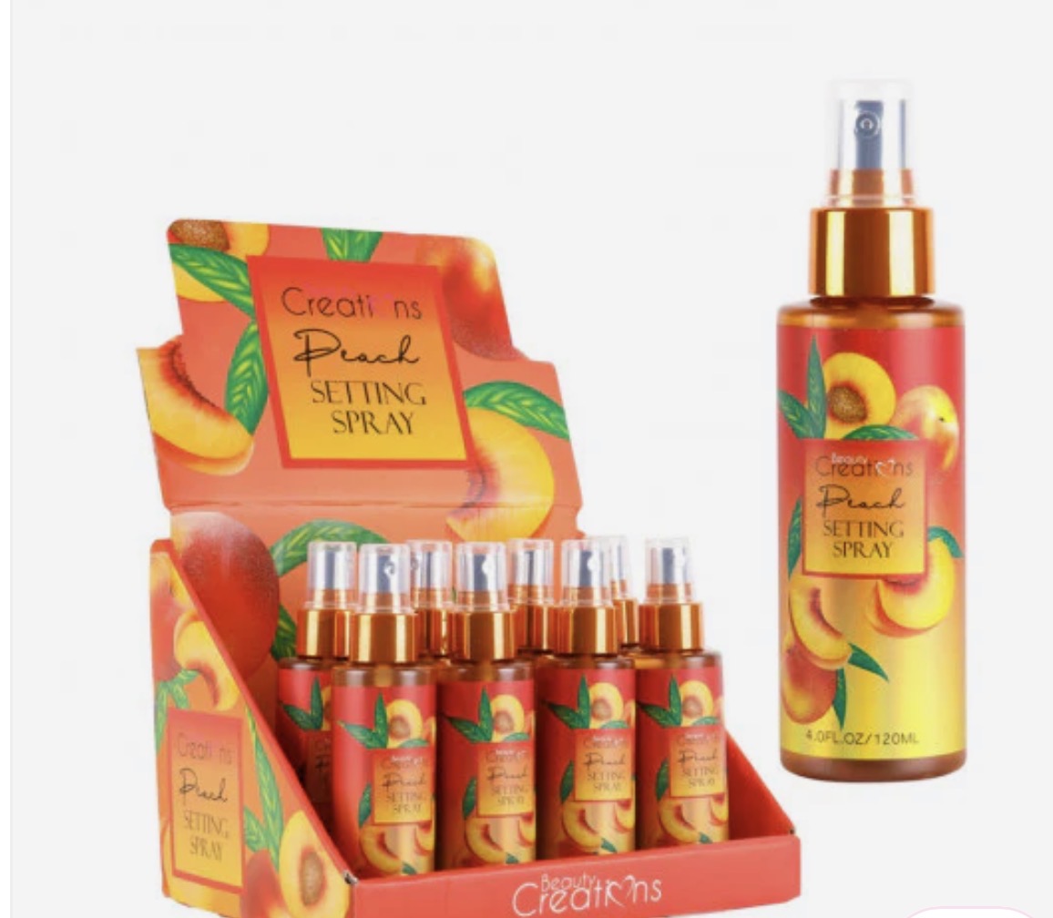 beauty Creations/ spray fijador Durazno
